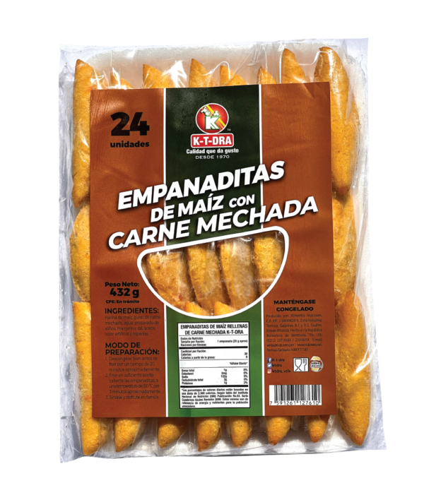 Empanaditas de Maiz con Carne Mechada